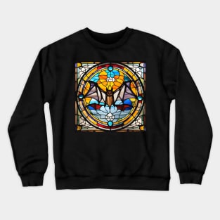 Batty Stained Glass Crewneck Sweatshirt